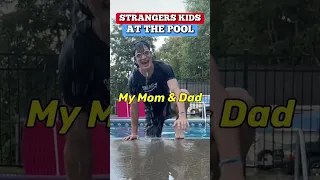 STRANGERS KIDS AT THE POOL 😂 Part 1