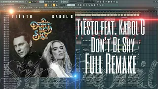 Tiësto & KAROL G - Don’t Be Shy / Sim April FL Studio Full Remake / Flp + Acapella