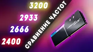 2400 vs 2666 vs 2933 vs 3200Mhz 🆚 Сравнение частот оперативной памяти на RYZEN 5 2600