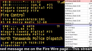 01/08/18 PM Niagara County Police & Fire Scanner Stream Fire Wire