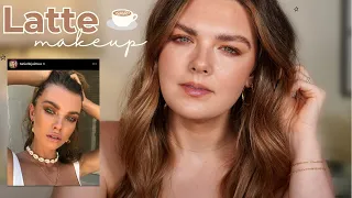 Recreating Latte Makeup ☕️ Sip & Makeup