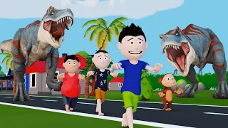 Krish Monty Part12 | Dinosaur Cartoon | Bittu Sittu |Desi Comedy Video | Pagal Beta | Cartoon Comedy