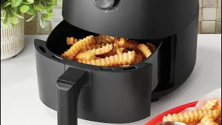 Walmart Air Fryer | Mainstays 2.2 Quart Compact | Non-Stick, Dishwasher Safe