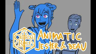 Critical Role Animatic: Jester & Beau on Talks Machina ft. Cabbage Man