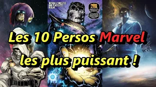 Top 10 PERSO MARVEL les PLUS PUISSANT ! (Beyonder, One Above All, Francklin Richard...)