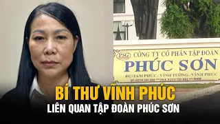 Bắt giam Bí thư Tỉnh ủy Vĩnh Phúc Hoàng Thị Thúy Lan liên quan Tập đoàn Phúc Sơn