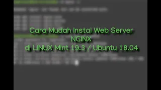 Cara Install Nginx Web Server di Linux Mint 19.3 Tricia (Ubuntu 18.04) - Milenial Indonesia