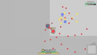 Killing Fighter with Overlord in diep.io by Surprise