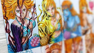 Drawing Nami in Different Devil Fruit Power | One Piece | ワンピース