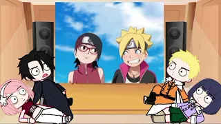 ✅ UZUMAKI _AND UCHIHA FAMILY_ REACT TO THEIR CHILDREN BORUSARA_ / GACHAREACT / _ ✅💚👇