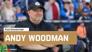 Andy Woodman after Chesterfield defeat