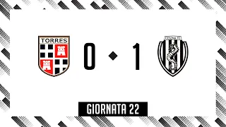 Gli highlights di Torres-Cesena 0-1