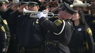 Taps played at funeral for fallen HPD sergeant