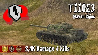 T110E3  |  8,4K Damage 4 Kills  |  WoT Blitz Replays