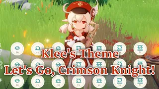 Genshin Impact/Windsong Lyre - Klee's Theme/Let's Go, Crimson Knight! Lyre/Easy Piano Version