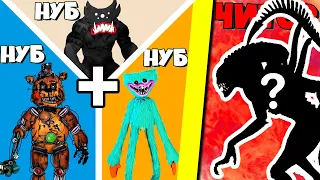 😱АНИМАТРОНИКИ ФНАФ 9 + ХАГИ ВАГИ = НОВЫЙ МОНСТР ЭВОЛЮЦИЯ Monster Merge Run