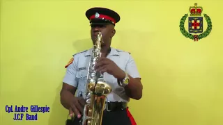 Jamaican Police  Leads In Devotion on Saxophone , Sinach - Way Maker  @bp_records_sax