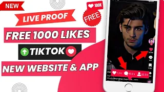 How to get 1000 free tiktok likes 2023 😱 increase tiktok Likes | free tiktok likes website