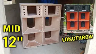 Making 2000 watts loud speaker for sound system midhigh frequency | the making to soundtest audio