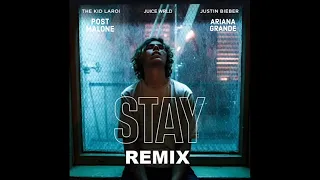 The Kid Laroi, Juice WRLD, Justin Bieber, Post Malone & Ariana Grande - STAY (Remix) (Audio)