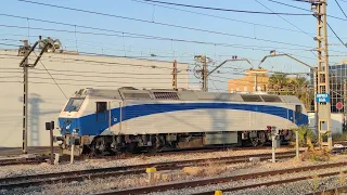 Trenes Mercancías y Maniobras en La Pobla de Farnals y Valencia FSL(23 y 25/8/2023)