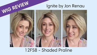 Ignite Wig by Jon Renau | 12FS8 Shaded Praline | Heat Friendly Synthetic