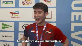 "I wanted to cry" - Loh Kean Yew on becoming 1st Singapore player to win a badminton world title 骆建佑