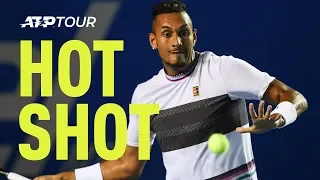 Hot Shot: Kyrgios Rips Forehand Bullet vs. Wawrinka At Acapulco 2019