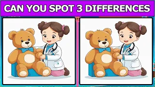 Can You Spot the Three Differences? - Challenging Visual Puzzle Game | Find 3 Differences