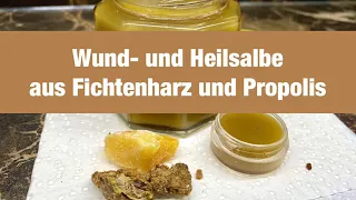 Wund- und Heilsalbe aus Harzen herstellen