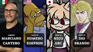 Enanitos Verdes - Lamento Boliviano(Marciano Cantero, Homero Simpson, Neco Arc y Dio) mashup epico