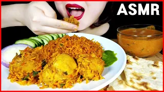 *ASMR MUKBANG* 인도음식먹방 CHICKEN BIRYANI WITH BUTTER CHICKEN AND NAAN | 리얼사운드 | NO TALKING | BIG BITE