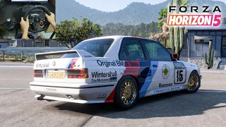 BMW M3 (E30) Rebuild | Forza Horizon 5 Gameplay | Steering wheel Logitech G29