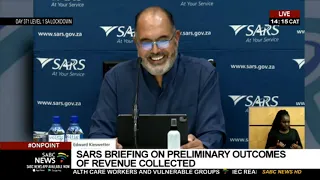 SARS briefing on preliminary outcomes of revenue collected