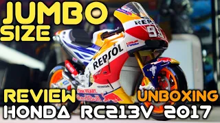 HONDA RC213V 2017 MARC MARQUEZ 93/UNBOXING REVIEW DIECAST MOTORCYCLE MAISTO BIG SCALE 1/10