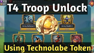 T4 Unlock Using Technolabe Token - Lords Mobile