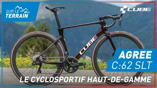 CUBE Agree C:62 SLT 2022 : le CYCLOSPORTIF haut-de-gamme