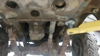 1970 Toyota FJ55 Land Cruiser under carriage