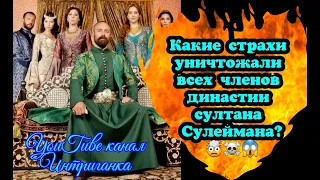 Какие страхи уничтожали всех членов династии султана Сулеймана?Великолепный век (Интриганка)