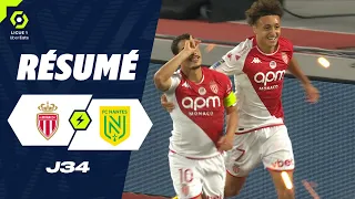 AS MONACO - FC NANTES (4 - 0) - Highlights - (ASM - FCN) / 2023-2024