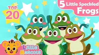 Five Little Speckled Frogs + Dancing Like An Animal + more Little Mascots Nursery Rhymes & Kid Songs