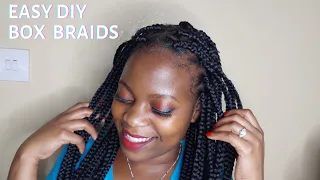 How to| Easy and Quick DIY Box braids for beginners