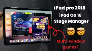 Stage Manager iPad OS 16 on iPad Pro 11'' 2018 A12X - Multi-window Games and More