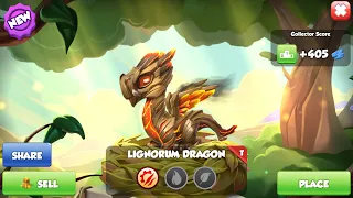 Hatched LIGNORUM Dragon - Dragon Mania Legends