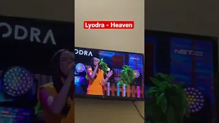 Lyodra sing heaven live on Nettv #lyodra #shorts