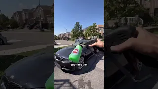 How to wash a car using the two bucket method