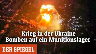 Krieg in der Ukraine: Bomben auf ein Munitionslager und die Furcht in Saporischschja | DER SPIEGEL