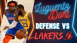 Luguentz Dort All Defensive Possessions vs. Lakers - January 13th 2021