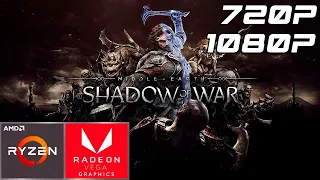 Middle-earth: Shadow of War - Ryzen 3 2200G - 8GB RAM @2400Mhz