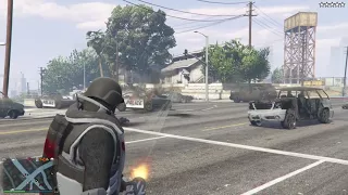 GTA ONLINE - Ballistic Equipment MEGA POLICE RAMPAGE